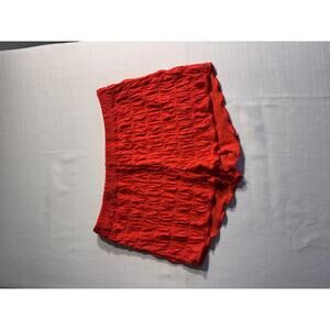 Womens Red Bloomer Shorts